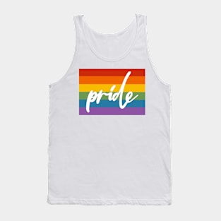 LGBTQ+ Pride Flag Tank Top